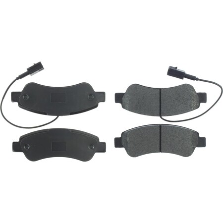 Centric Posi Quiet Extended Wear Brake Pads with Shims , Posi Quiet 106.14901 106.14901